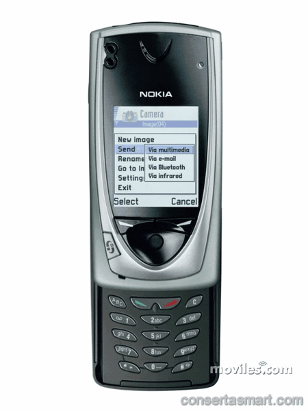 display branco listrado ou azul Nokia 7650
