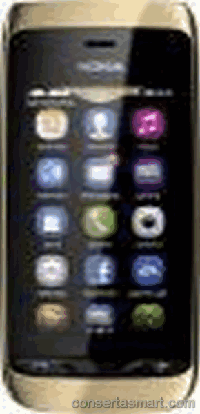 display branco listrado ou azul Nokia Asha 308