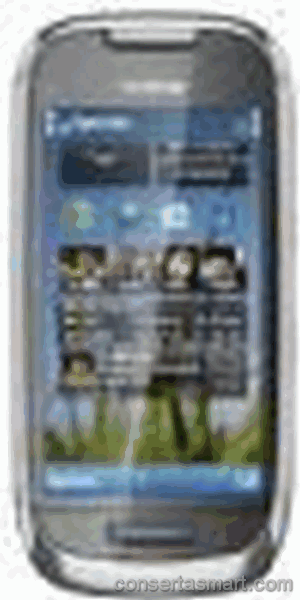 display branco listrado ou azul Nokia C7