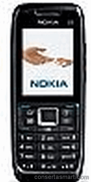 display branco listrado ou azul Nokia E51