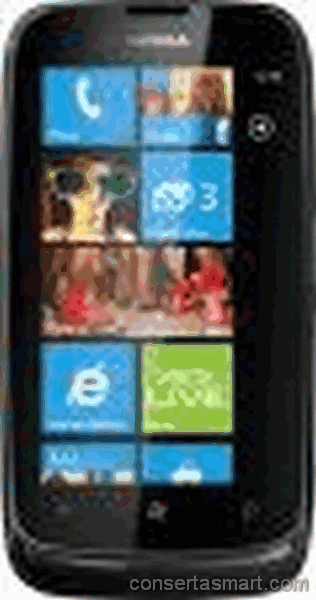display branco listrado ou azul Nokia Lumia 610