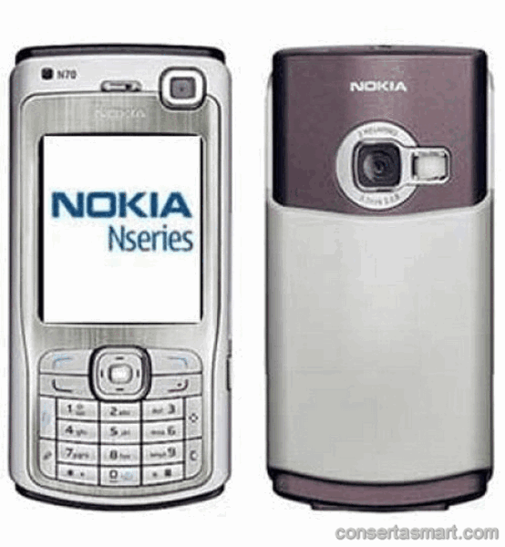 display branco listrado ou azul Nokia N70i