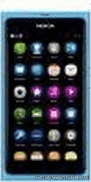display branco listrado ou azul Nokia N9