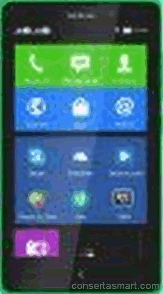 display branco listrado ou azul Nokia XL