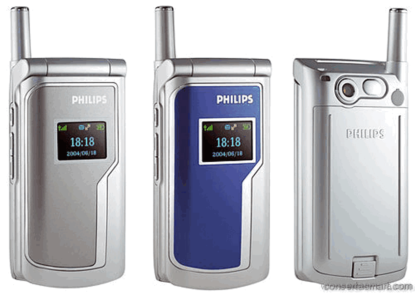 display branco listrado ou azul Philips 659