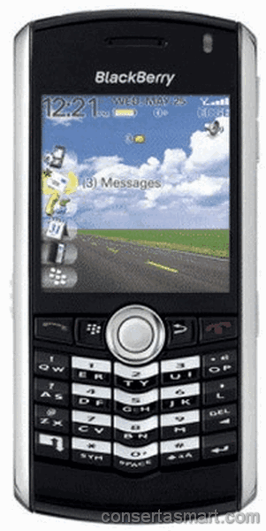 display branco listrado ou azul RIM Blackberry Pearl 8100