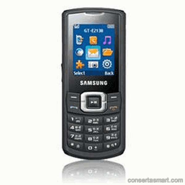 display branco listrado ou azul Samsung E2130