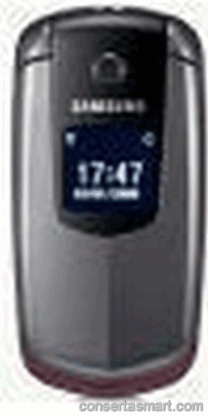 display branco listrado ou azul Samsung E2210