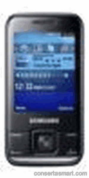 display branco listrado ou azul Samsung E2600