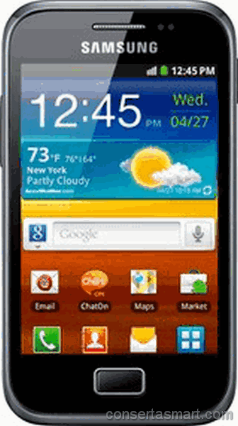 display branco listrado ou azul Samsung Galaxy Ace Plus