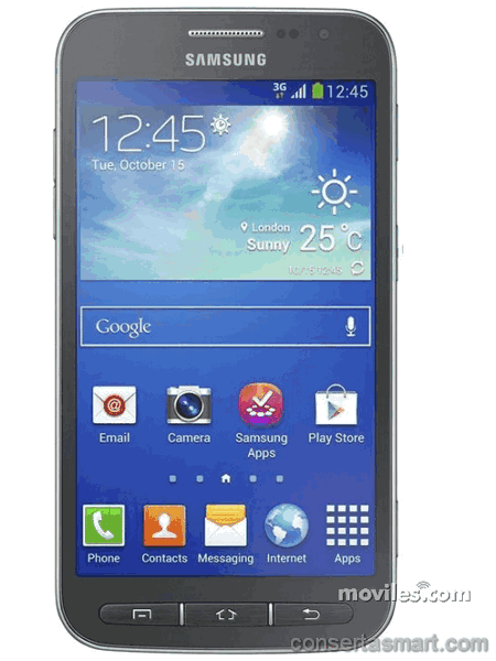 display branco listrado ou azul Samsung Galaxy Core Advance