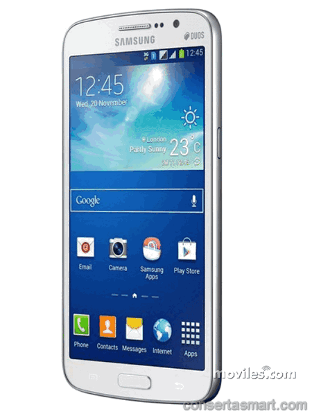 display branco listrado ou azul Samsung Galaxy Grand Neo