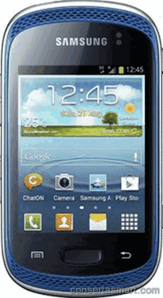 display branco listrado ou azul Samsung Galaxy Music
