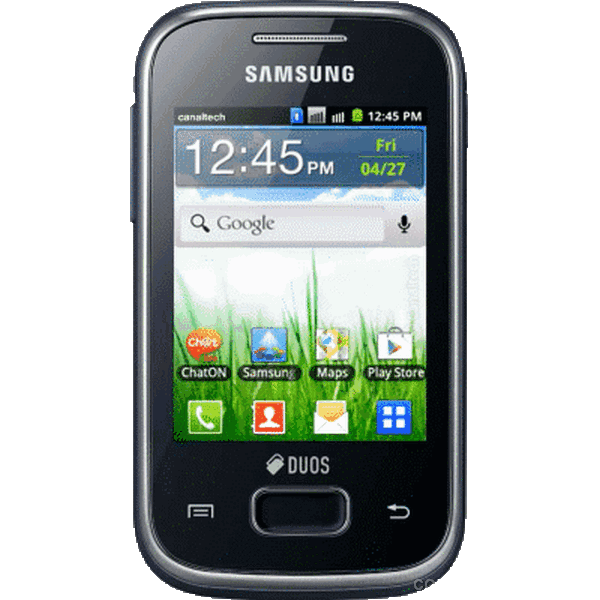 display branco listrado ou azul Samsung Galaxy Pocket Duos