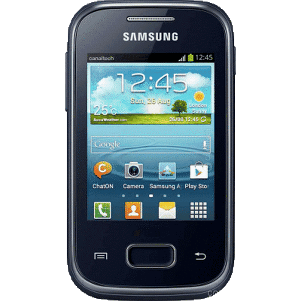 display branco listrado ou azul Samsung Galaxy Pocket Plus