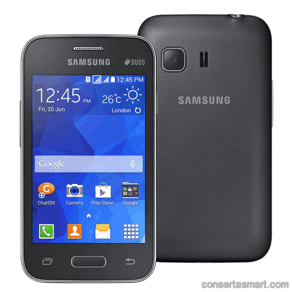 display branco listrado ou azul Samsung Galaxy Young 2 Pro Duos