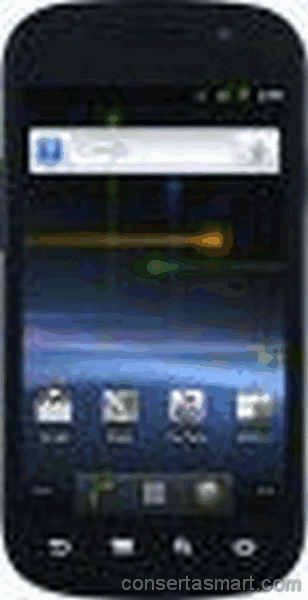 display branco listrado ou azul Samsung Nexus S
