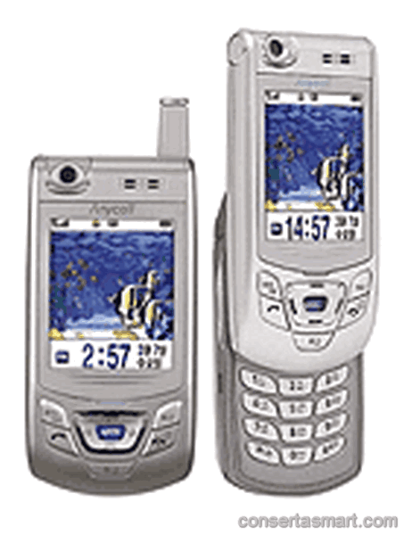 display branco listrado ou azul Samsung SGH-D410