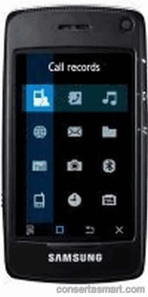 display branco listrado ou azul Samsung SGH-F520