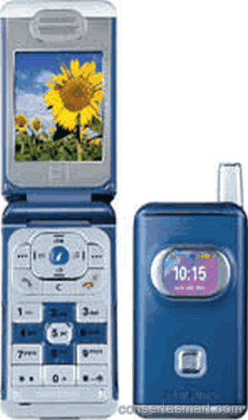 display branco listrado ou azul Samsung SGH-X400