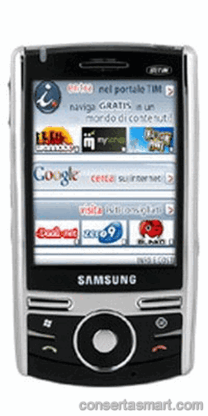 display branco listrado ou azul Samsung SGH-i710