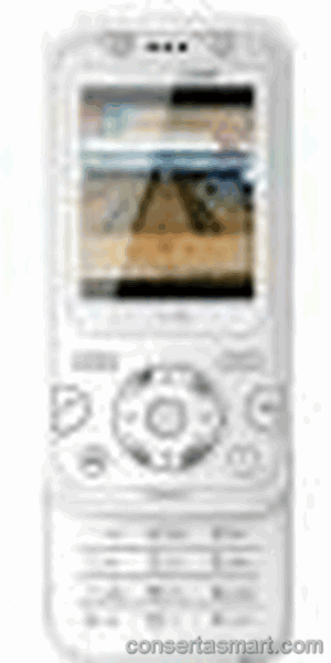 display branco listrado ou azul Sony Ericsson F305