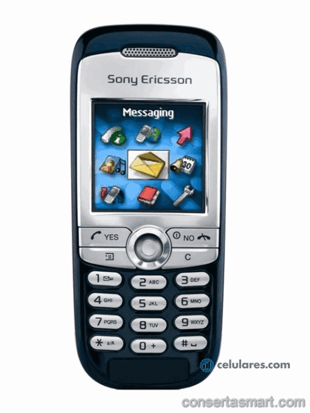 display branco listrado ou azul Sony Ericsson J200i