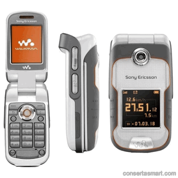 display branco listrado ou azul Sony Ericsson W710i