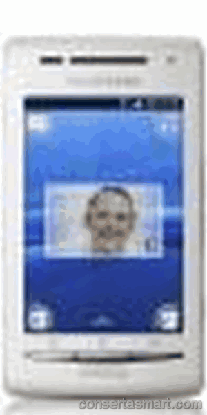 display branco listrado ou azul Sony Ericsson Xperia X8