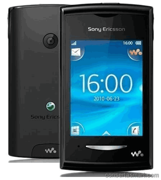 display branco listrado ou azul Sony Ericsson Yendo