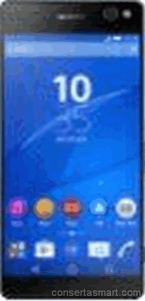 display branco listrado ou azul Sony Xperia C5 Ultra