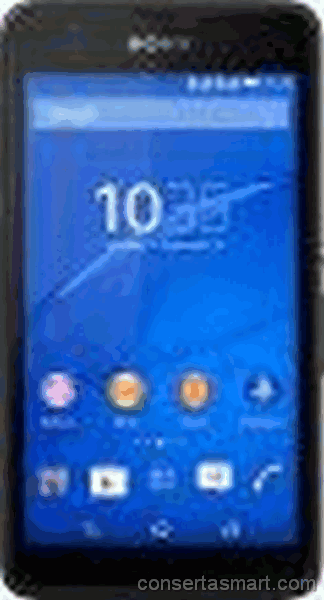 display branco listrado ou azul Sony Xperia E4g