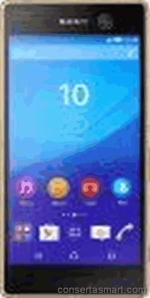 display branco listrado ou azul Sony Xperia M5
