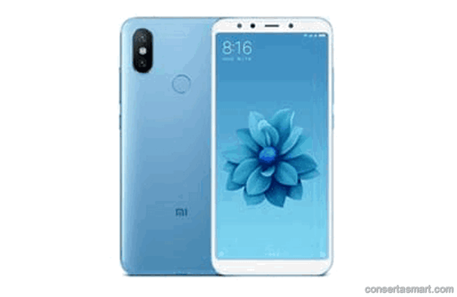 display branco listrado ou azul Xiaomi Mi 6X