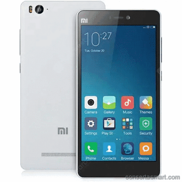 display branco listrado ou azul Xiaomi Redmi 4c