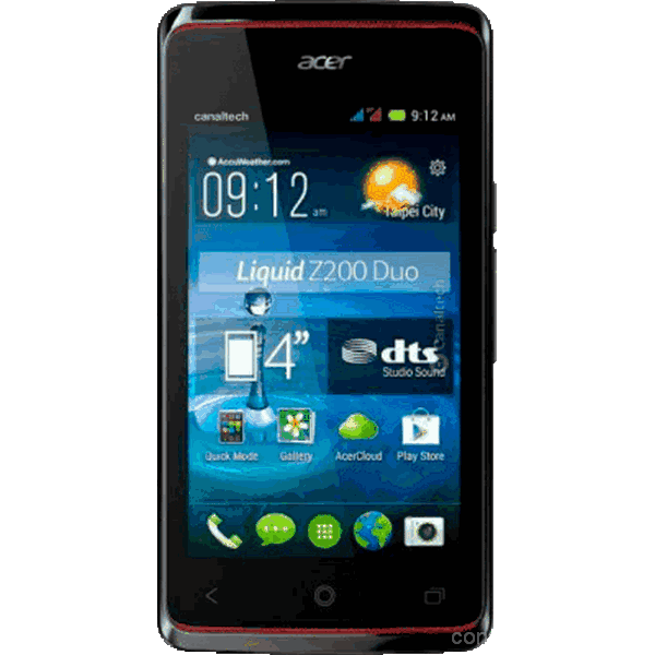 duração de bateria Acer Liquid Z200