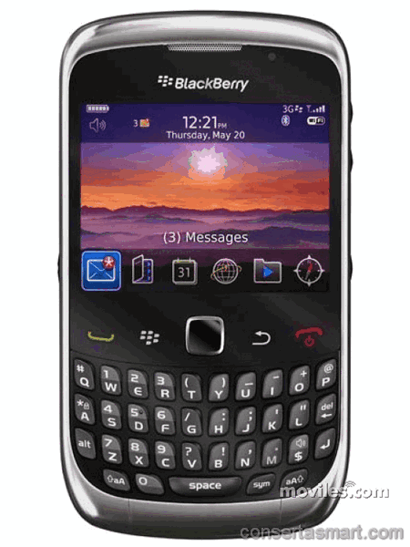 esquentando BlackBerry Curve 3G 9300