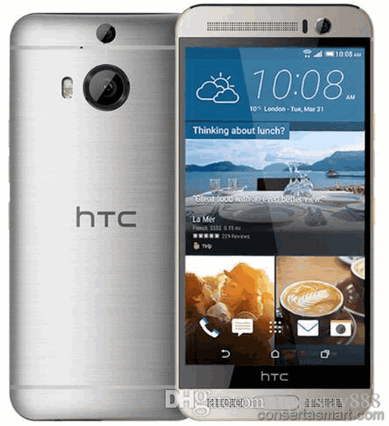 esquentando HTC One M9 Plus