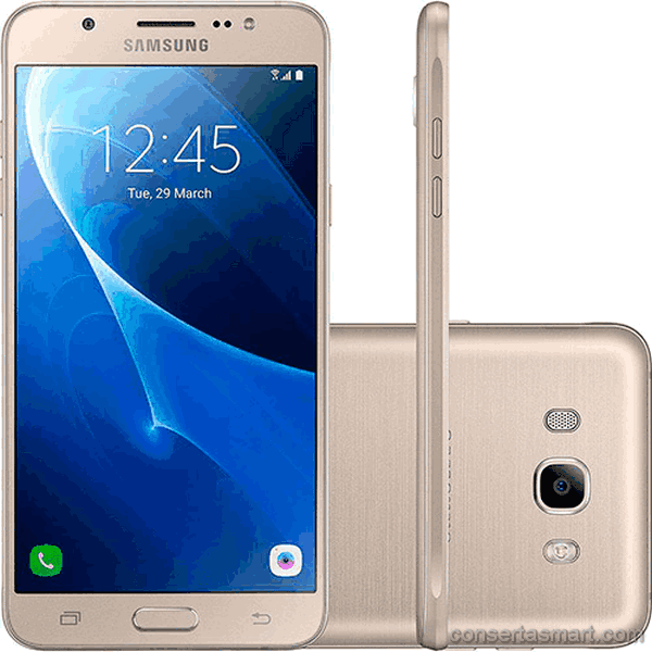 esquentando Samsung Galaxy J7 Metal