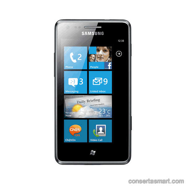 esquentando Samsung Omnia M