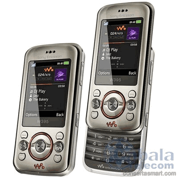 esquentando Sony Ericsson W395
