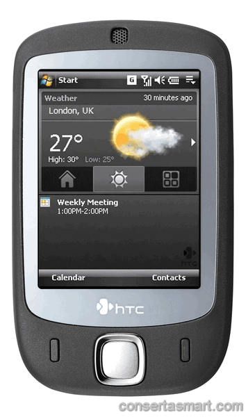 lcd não aparece imagem ou está quebrado HTC Touch