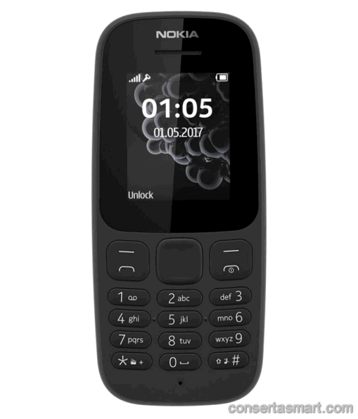 lcd não aparece imagem ou está quebrado Nokia 105