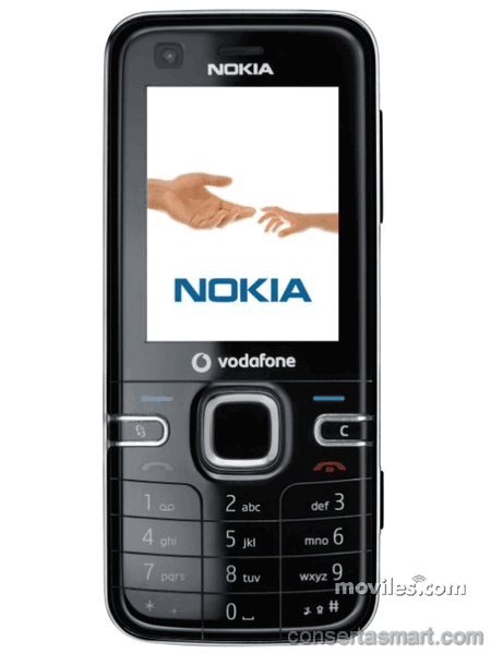 lcd não aparece imagem ou está quebrado Nokia 6124 Classic