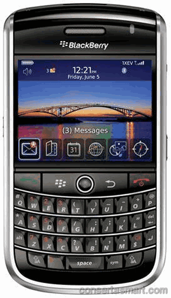 lcd não aparece imagem ou está quebrado RIM BlackBerry Tour 9630