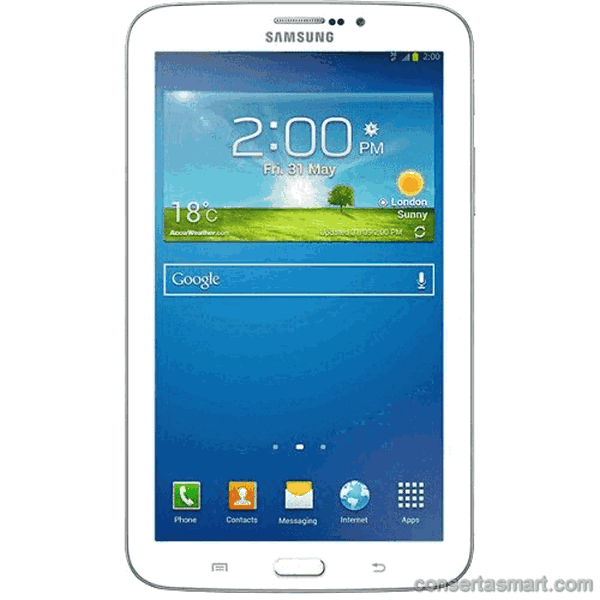 lcd não aparece imagem ou está quebrado Samsung Galaxy TAB 3 T211