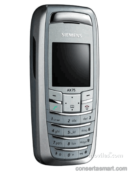 lcd não aparece imagem ou está quebrado Siemens AX75