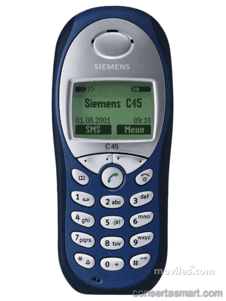lcd não aparece imagem ou está quebrado Siemens C45
