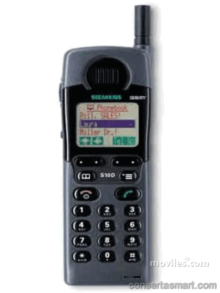 lcd não aparece imagem ou está quebrado Siemens S10
