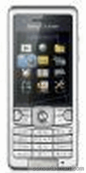 lcd não aparece imagem ou está quebrado Sony Ericsson C510